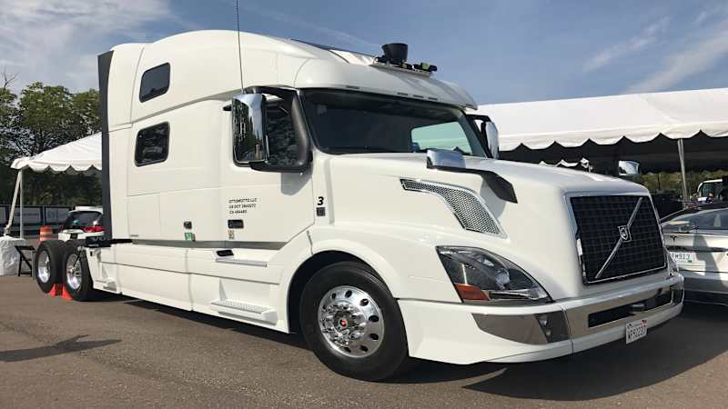 Uber to stop developing self-driving trucks